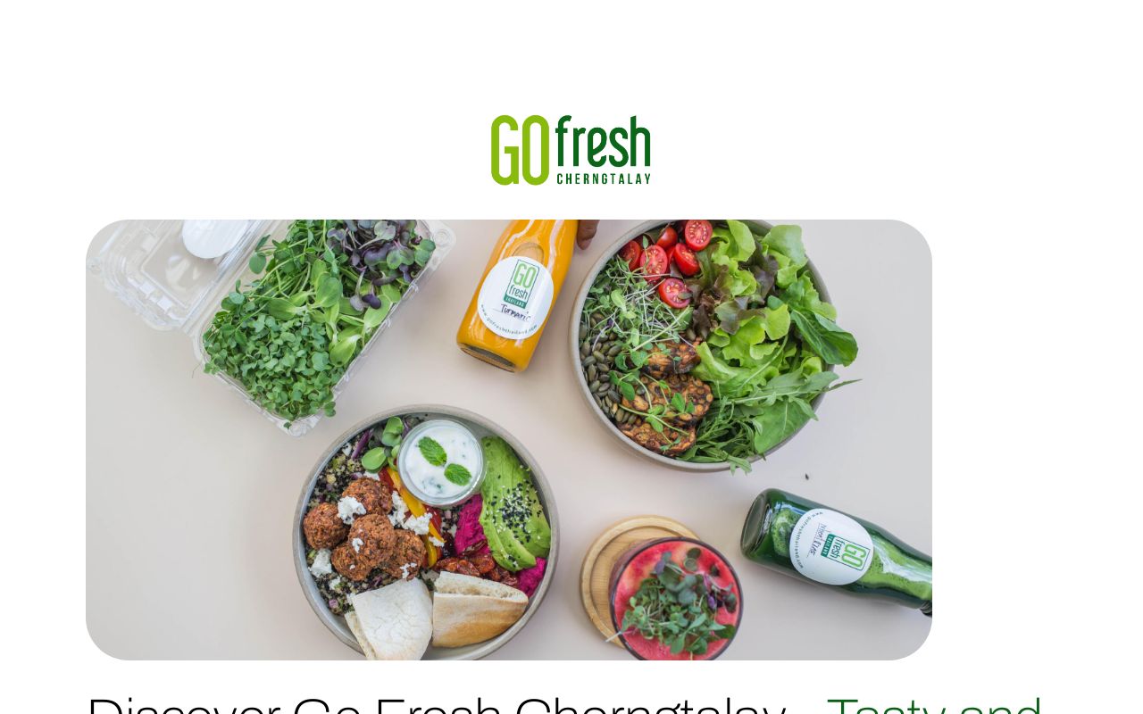 Go fresh food delivery new arrivals